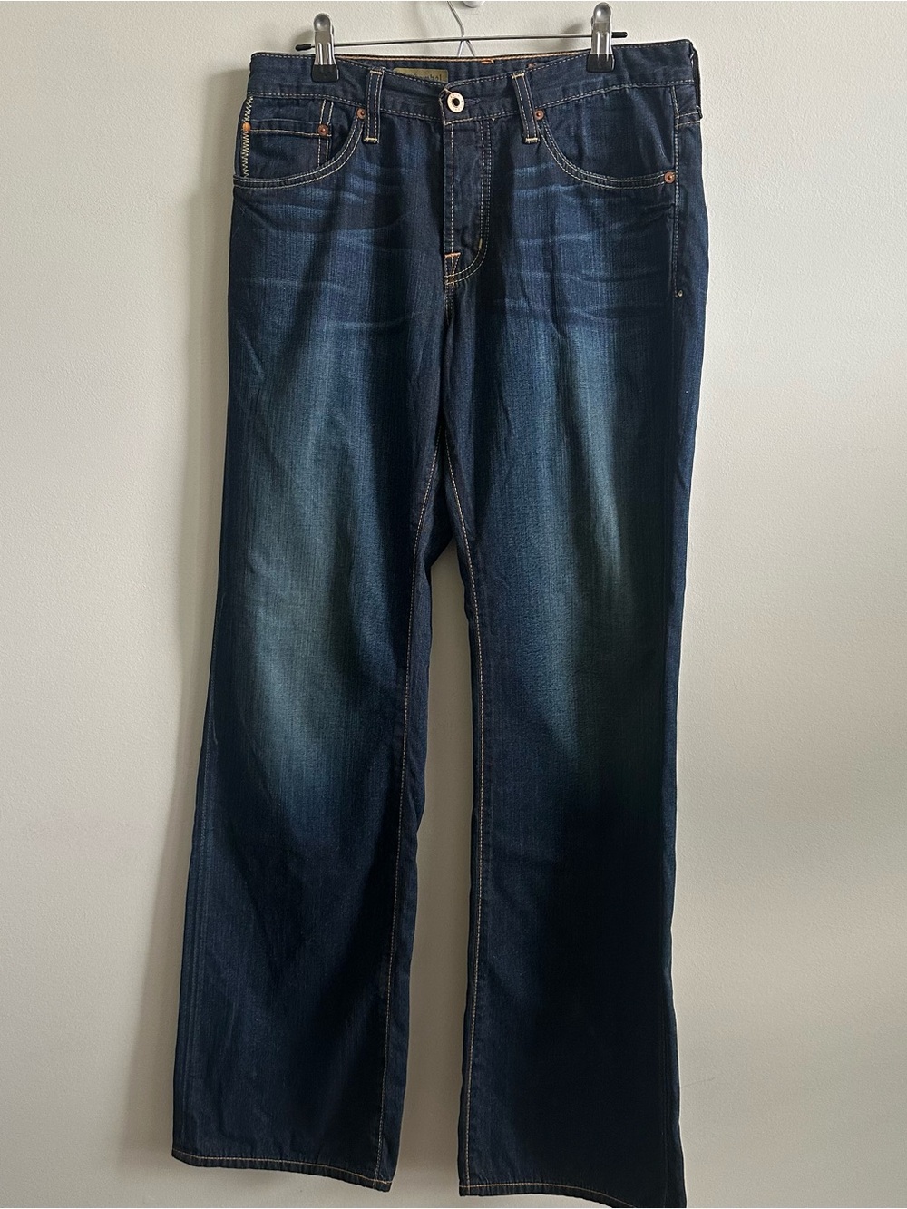 AG Adriano Goldschmied The Hero Relaxed Straight Jeans 30x32 USA Made